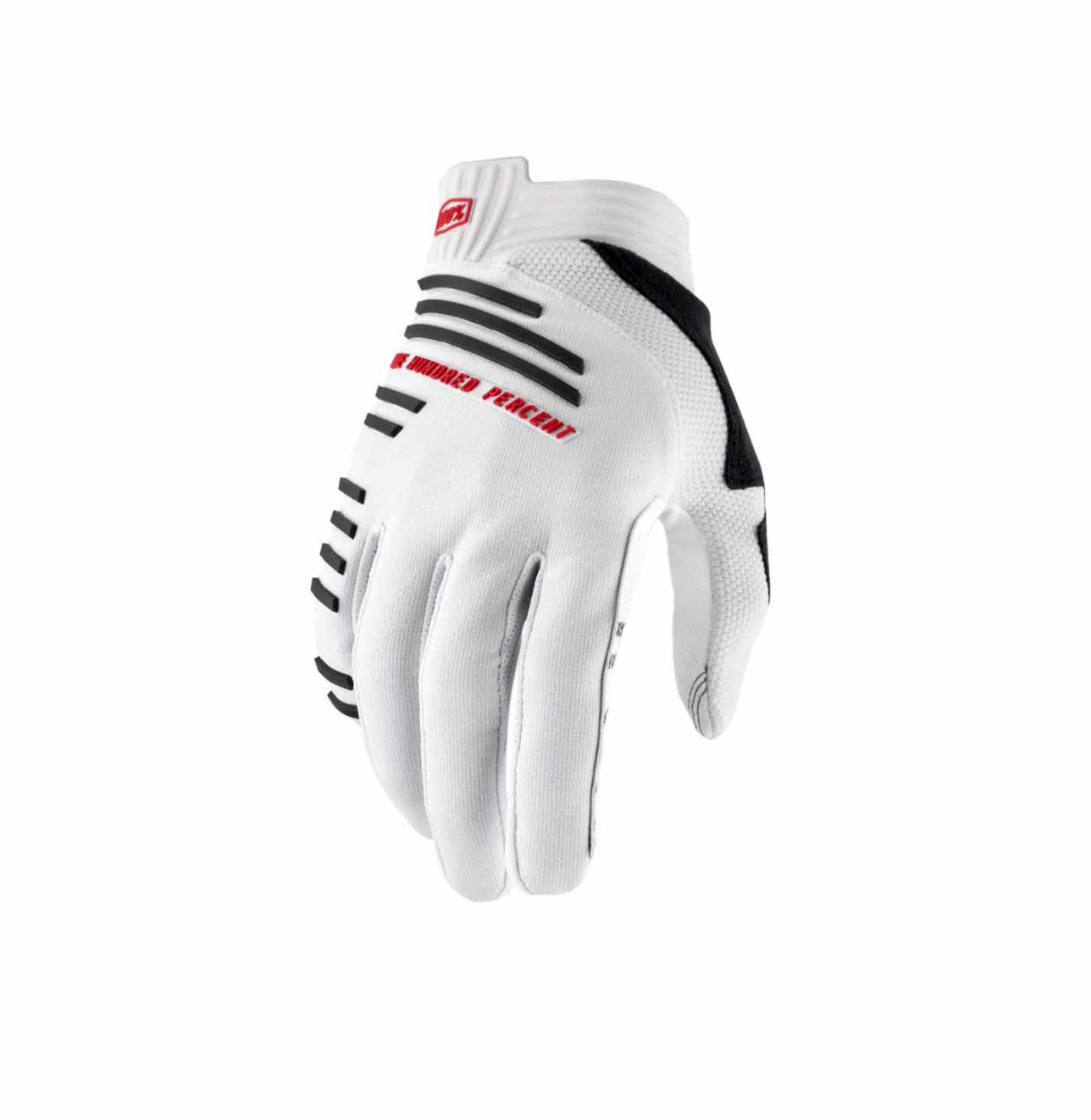 100% DH/All Mountain Full Finger Cycling Gloves R-CORE Glove White - XLarge