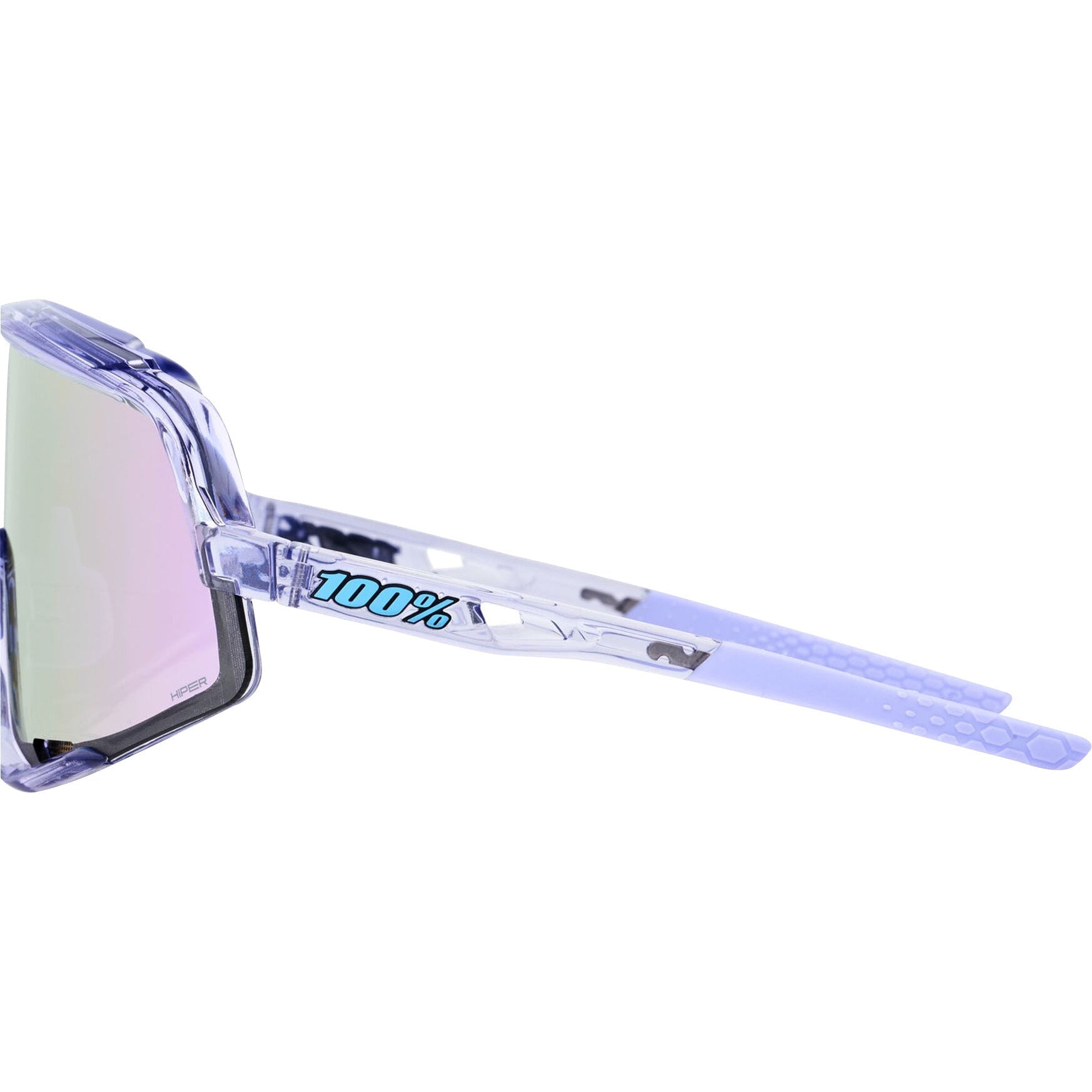 100% Glendale Sunglasses With HiPER Lavender Mirror Lens