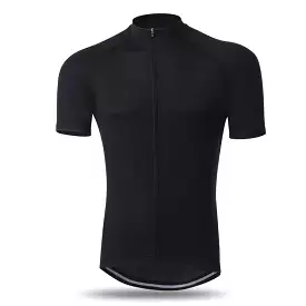 3D Anti-UV Summer Cycling Clothing Solid Color Top Reflective Strip Design Breathable And Comfortable Sports Short-Sleeved Tops 