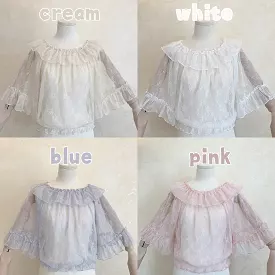 4 COLORS LOLITA CUTE LACE INNER SHIRT BY61101