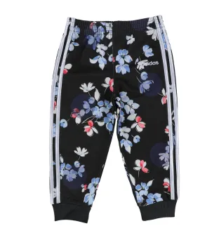 Adidas Girls Floral Athletic Track Pants, TW2