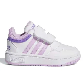 adidas Hoops 3.0 CF Infants Shoes – Cloud White / Bliss Lilac / Violet Fusion