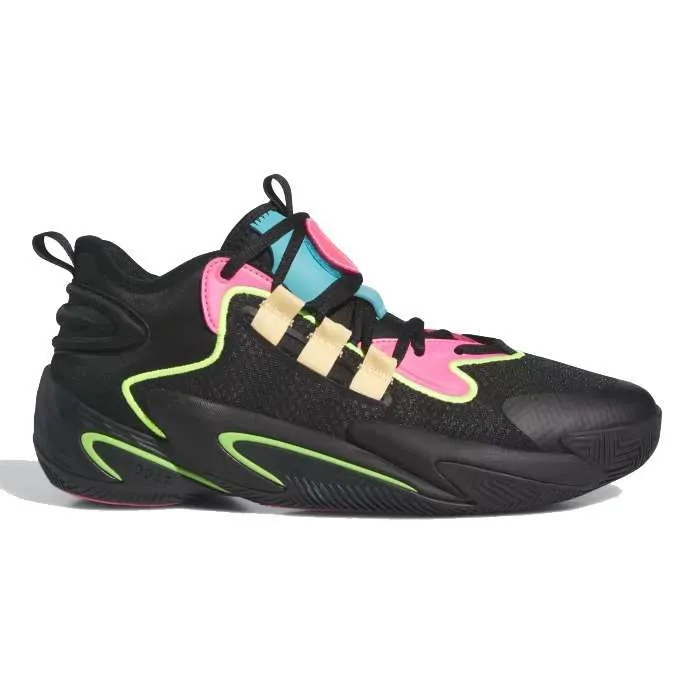 adidas Men’s BYW Select Basketball Shoes – Core Black / Acid Orange / Lucid Pink