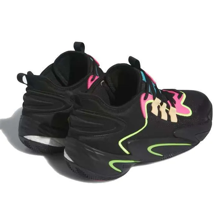 adidas Men’s BYW Select Basketball Shoes – Core Black / Acid Orange / Lucid Pink