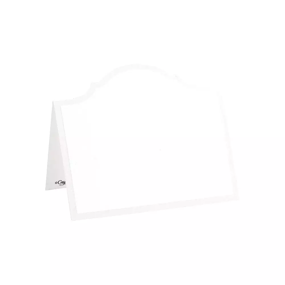 Arch Die-Cut Place Cards in Pearl Foil - 8 Per Package