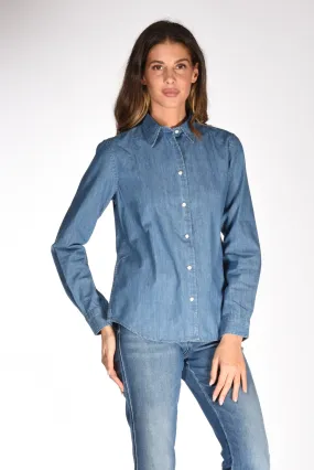 Aspesi Camicia Denim Blu Jeans Donna