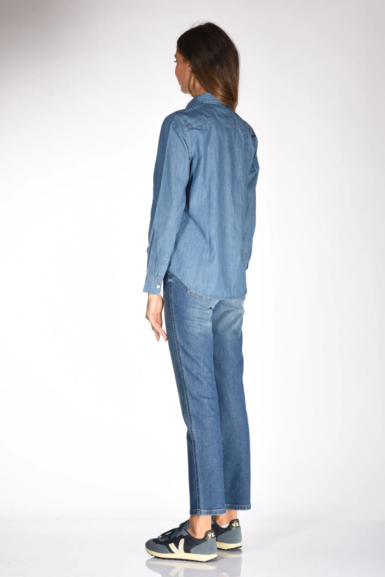 Aspesi Camicia Denim Blu Jeans Donna