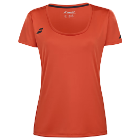 Babolat Play Cap Sleeve Girl Top 5061 - Fiesta Red