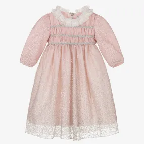 Baby Girls Pink Dot Dress