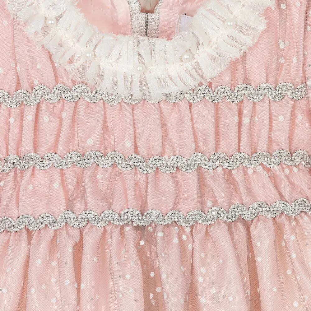 Baby Girls Pink Dot Dress