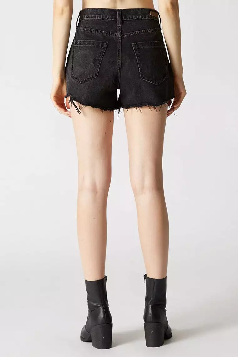 Blank NYC Blackbuster High Rise Jean Shorts