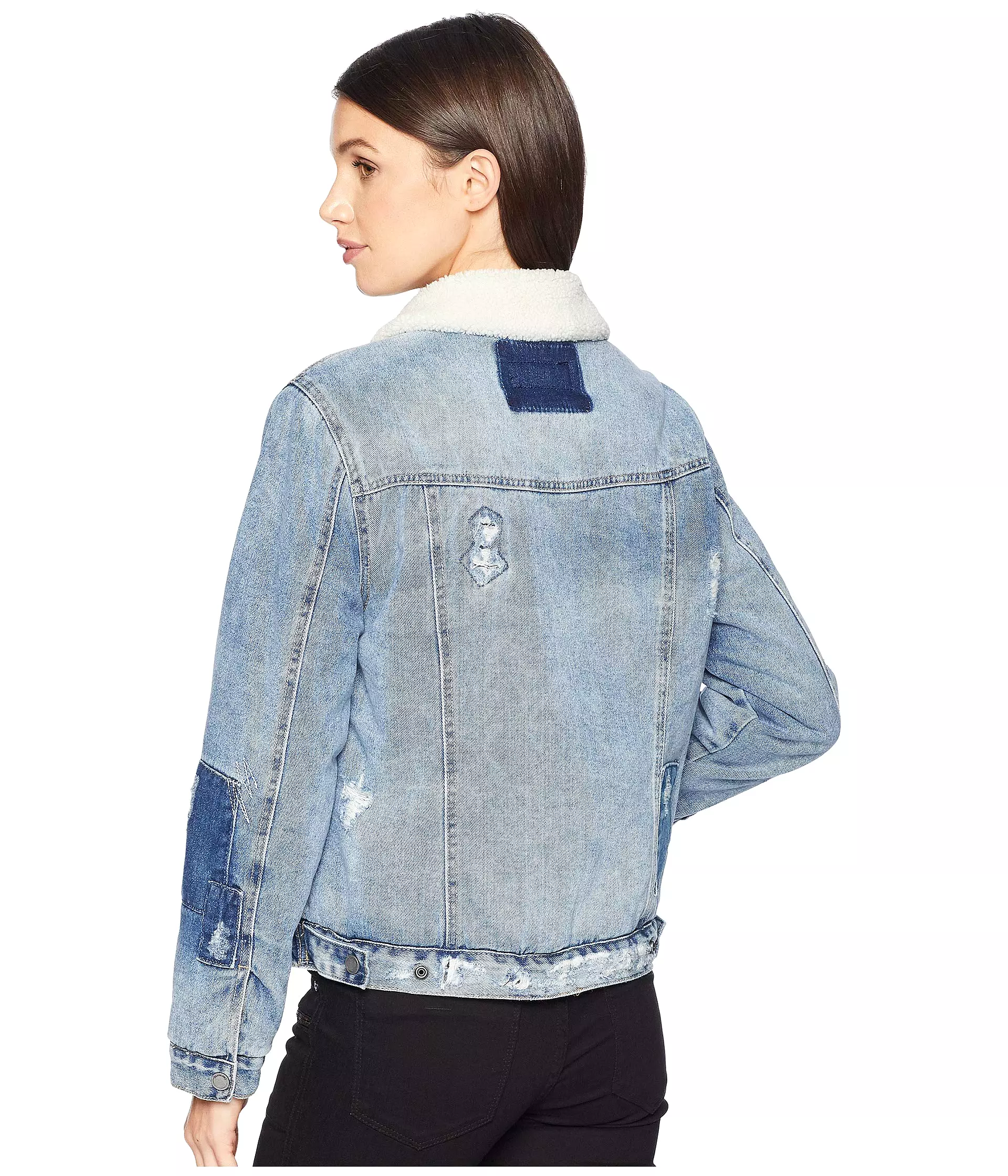 Blank NYC Denim and Sherpa Trucker Jacket