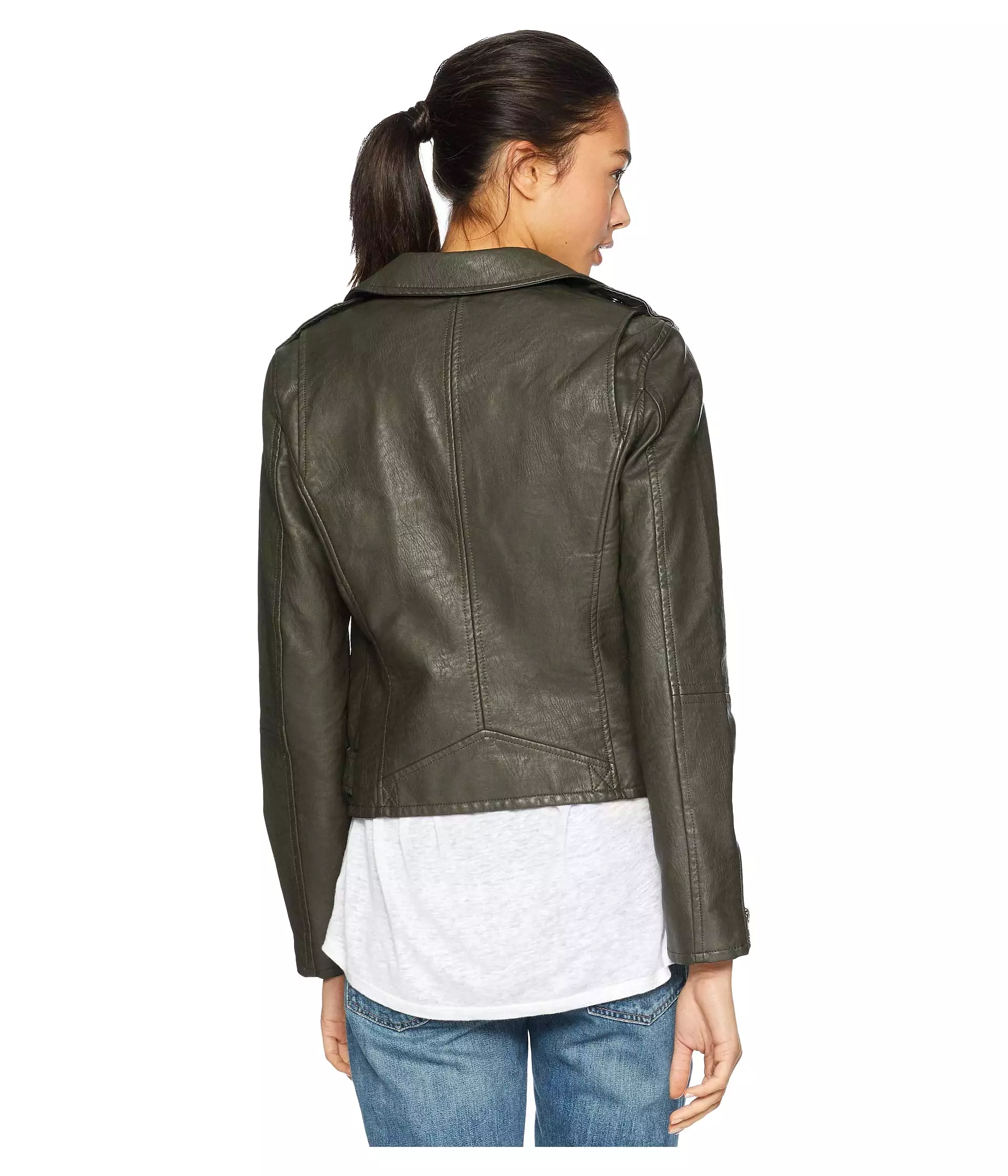 Blank NYC Merry Jane Vegan Leather Moto Jacket