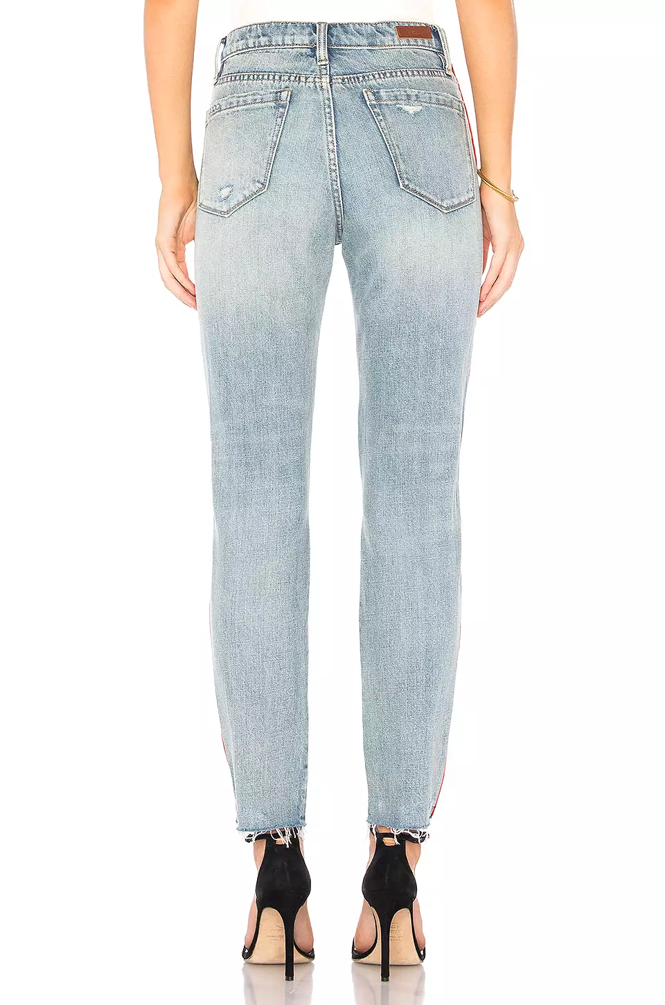 Blank NYC Now or Never Stripe High Rise Jeans