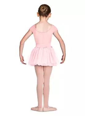 Bloch Child Spot Mesh Cap Sleeve Leotard - M1533C