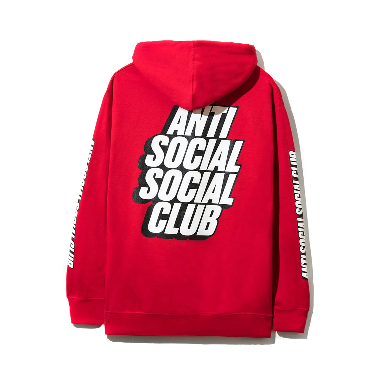 Block Me Red Hoodie