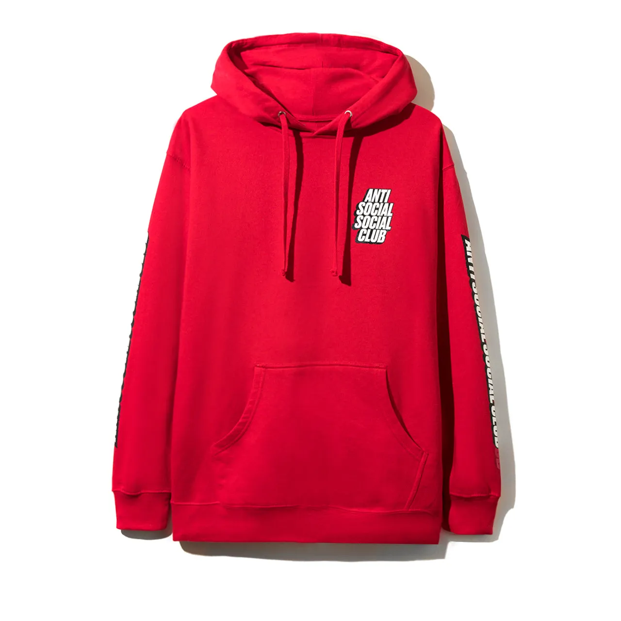 Block Me Red Hoodie