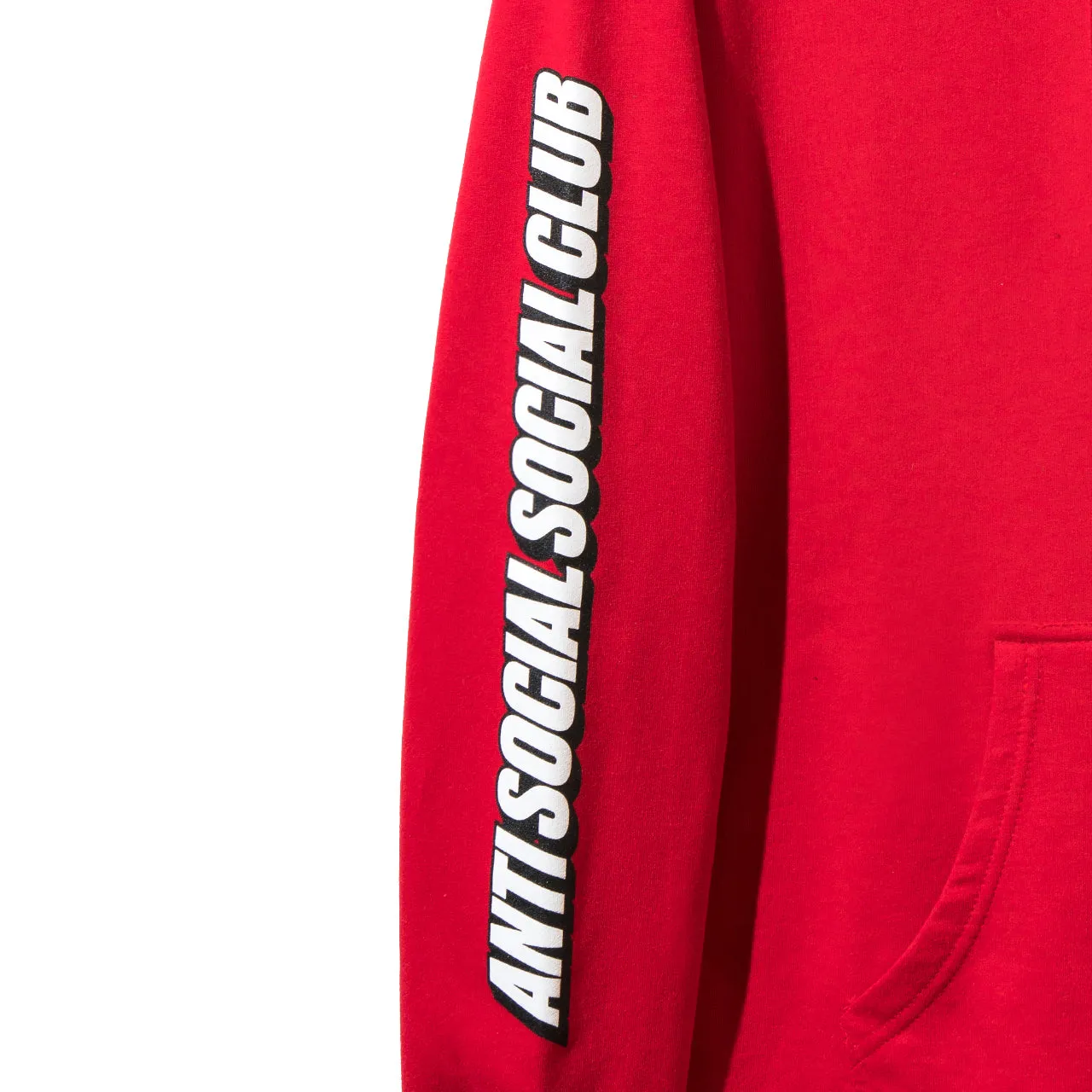 Block Me Red Hoodie