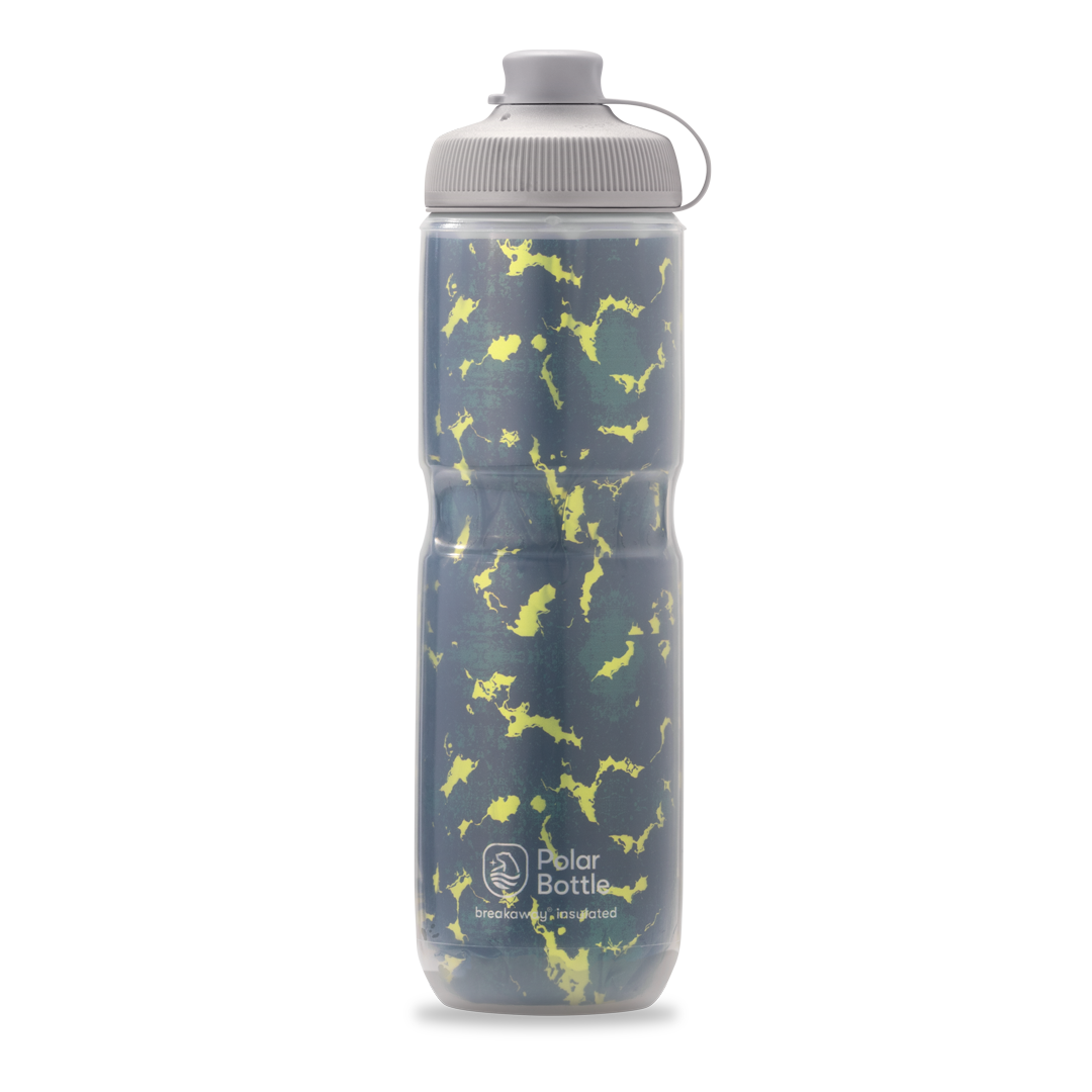 Breakaway Muck Insulated Cyclist Mountain Bikers Water Bottle 24 oz by Polar Bottle Made in USA