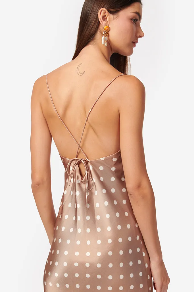 Cami NYC - Myla Dress - Macadamia Dot