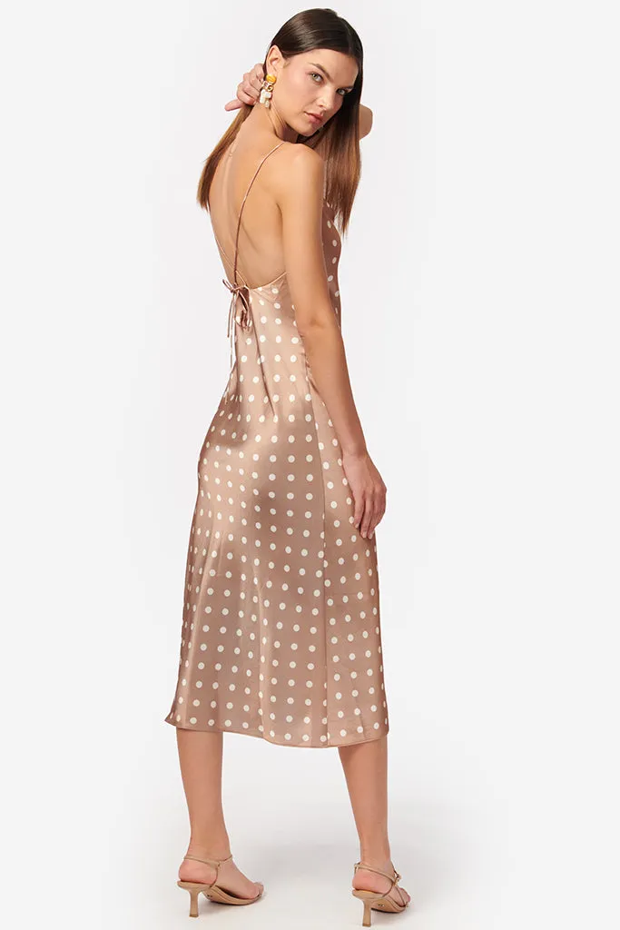 Cami NYC - Myla Dress - Macadamia Dot