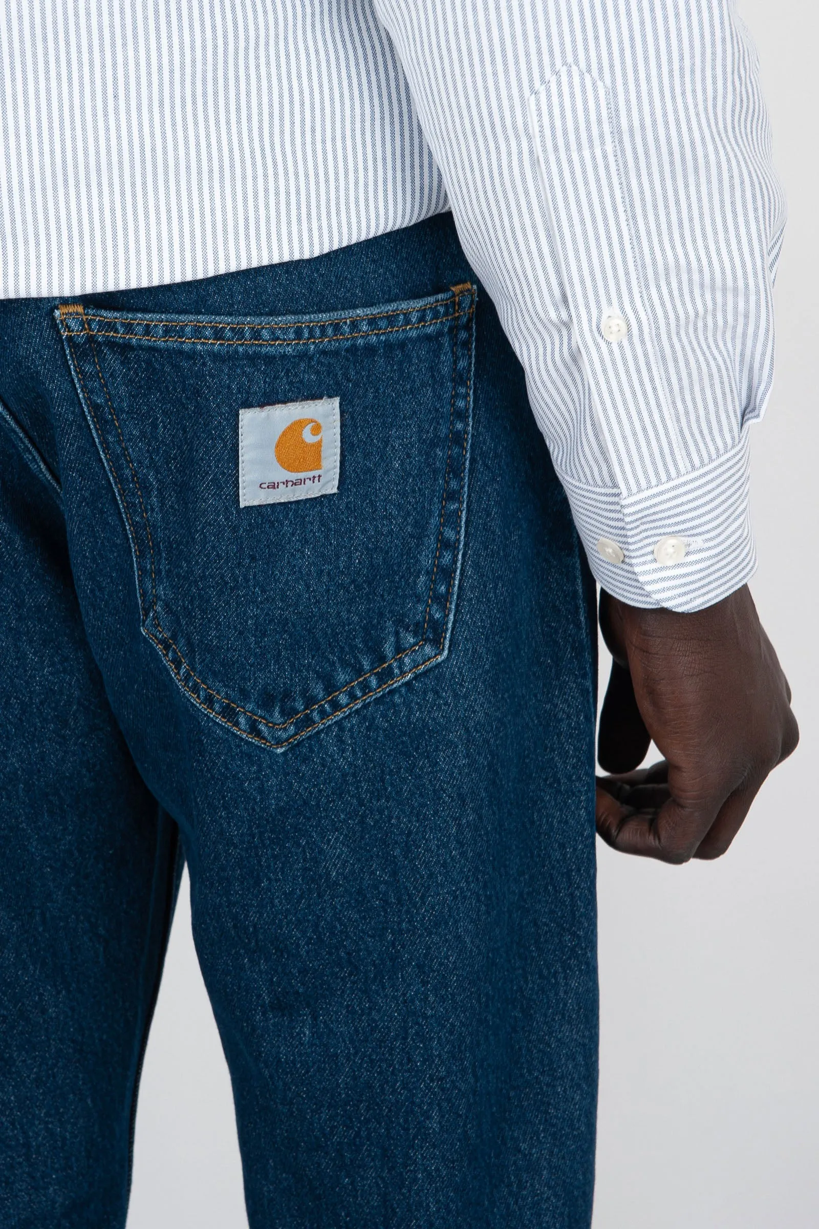 Carhartt WIP Jeans Nolan Denim Blu Medio