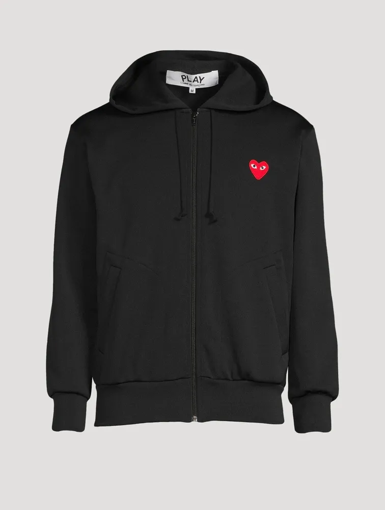 COMME DES GARÇONS PLAY Heart Zip-Up Hoodie