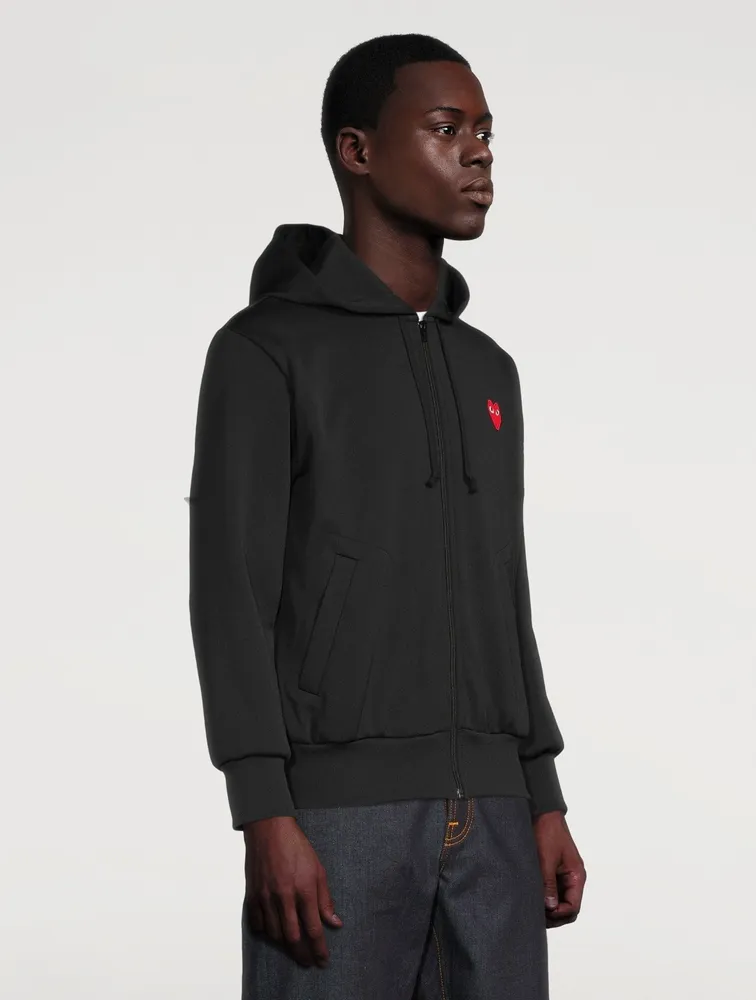 COMME DES GARÇONS PLAY Heart Zip-Up Hoodie