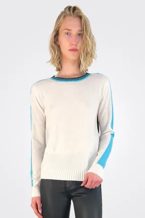 Crew Neck Sweater - Turquoise