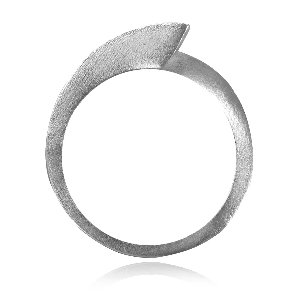 Dance Of Life Diamond Front Wedding Band