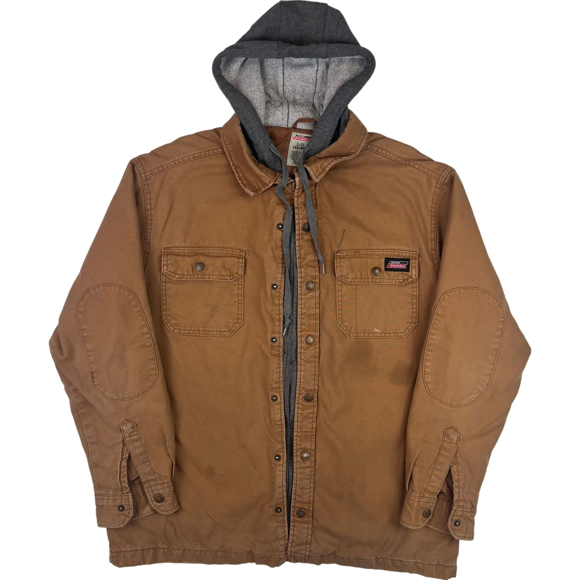 Dickies Hooded Workwear Jacket Brown