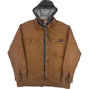 Dickies Hooded Workwear Jacket Brown