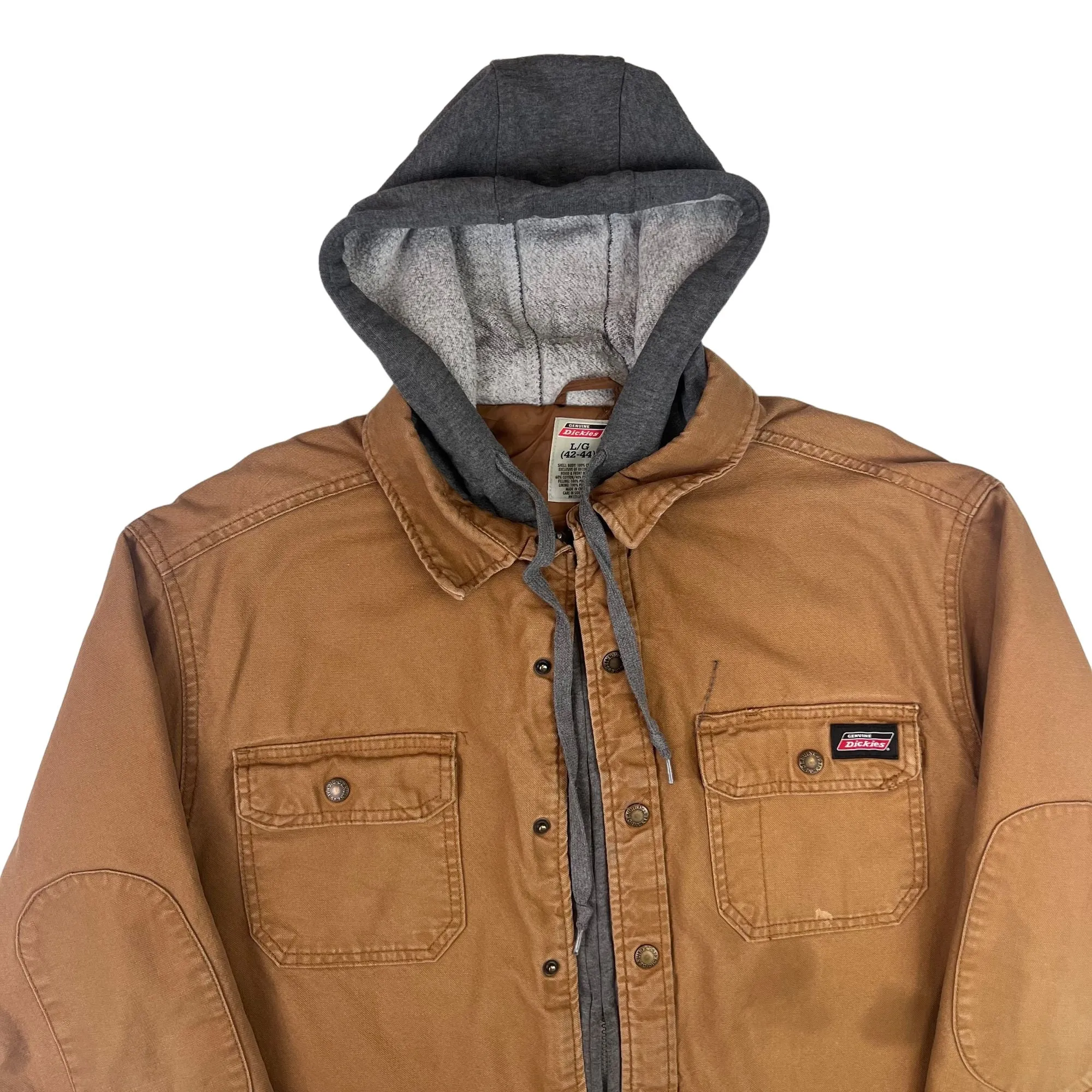 Dickies Hooded Workwear Jacket Brown