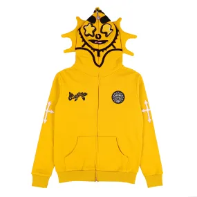 Glo Man Full Zip Hoodie (Yellow)