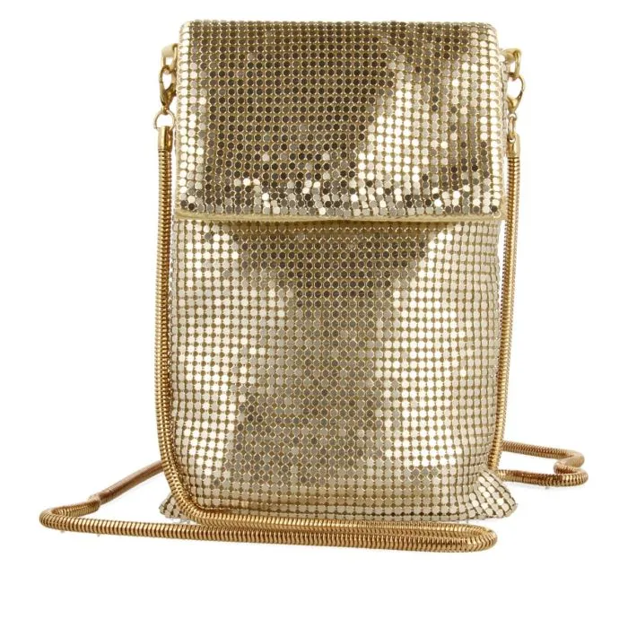 GOLDEN MINI MESH METALLIC BAG SEILLANS