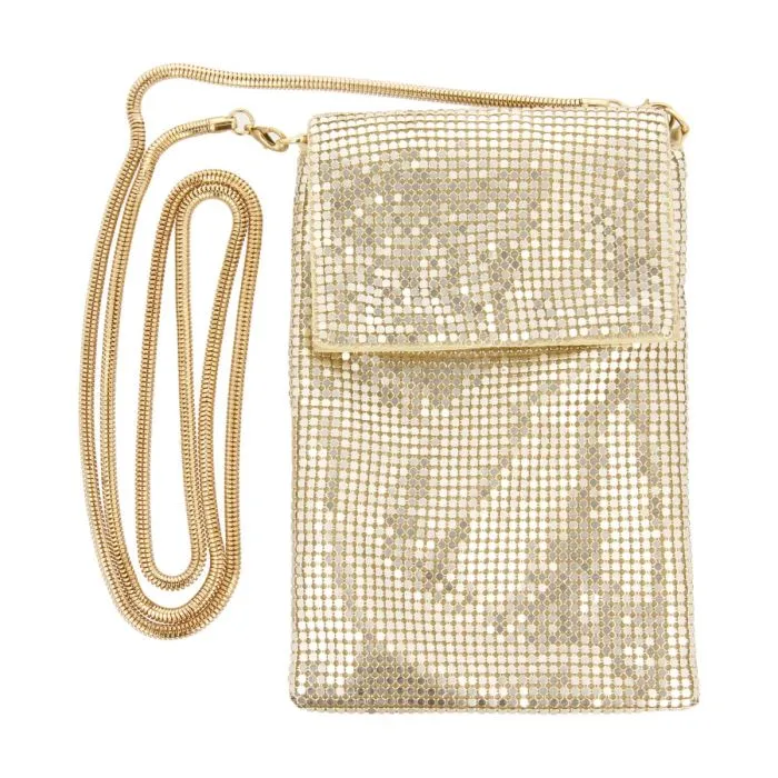 GOLDEN MINI MESH METALLIC BAG SEILLANS