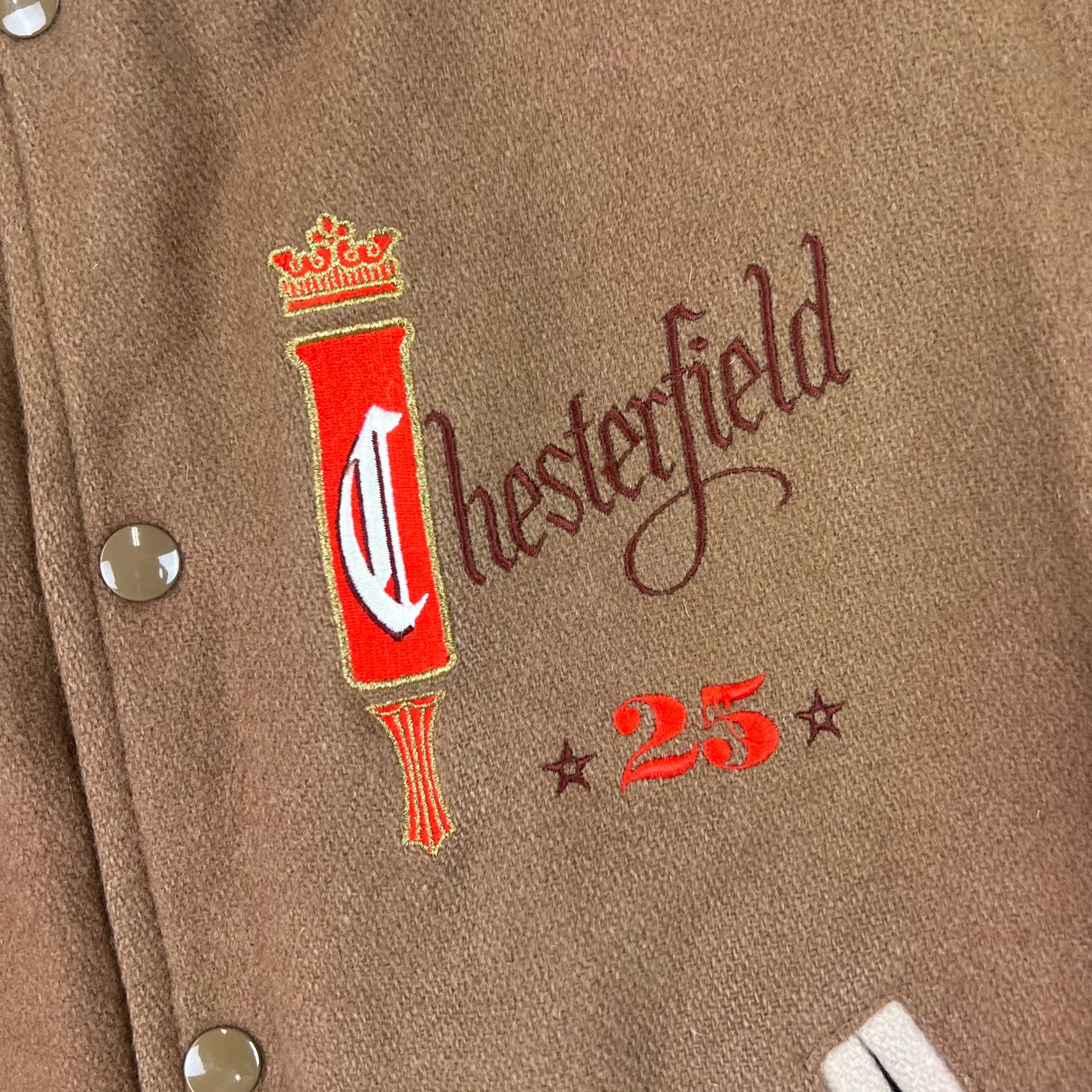 Horseland Chesterfield Varsity Jacket Beige