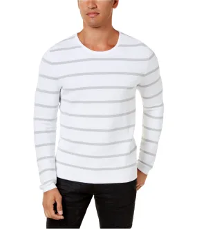 I-N-C Mens Textured Stripe Pullover Sweater