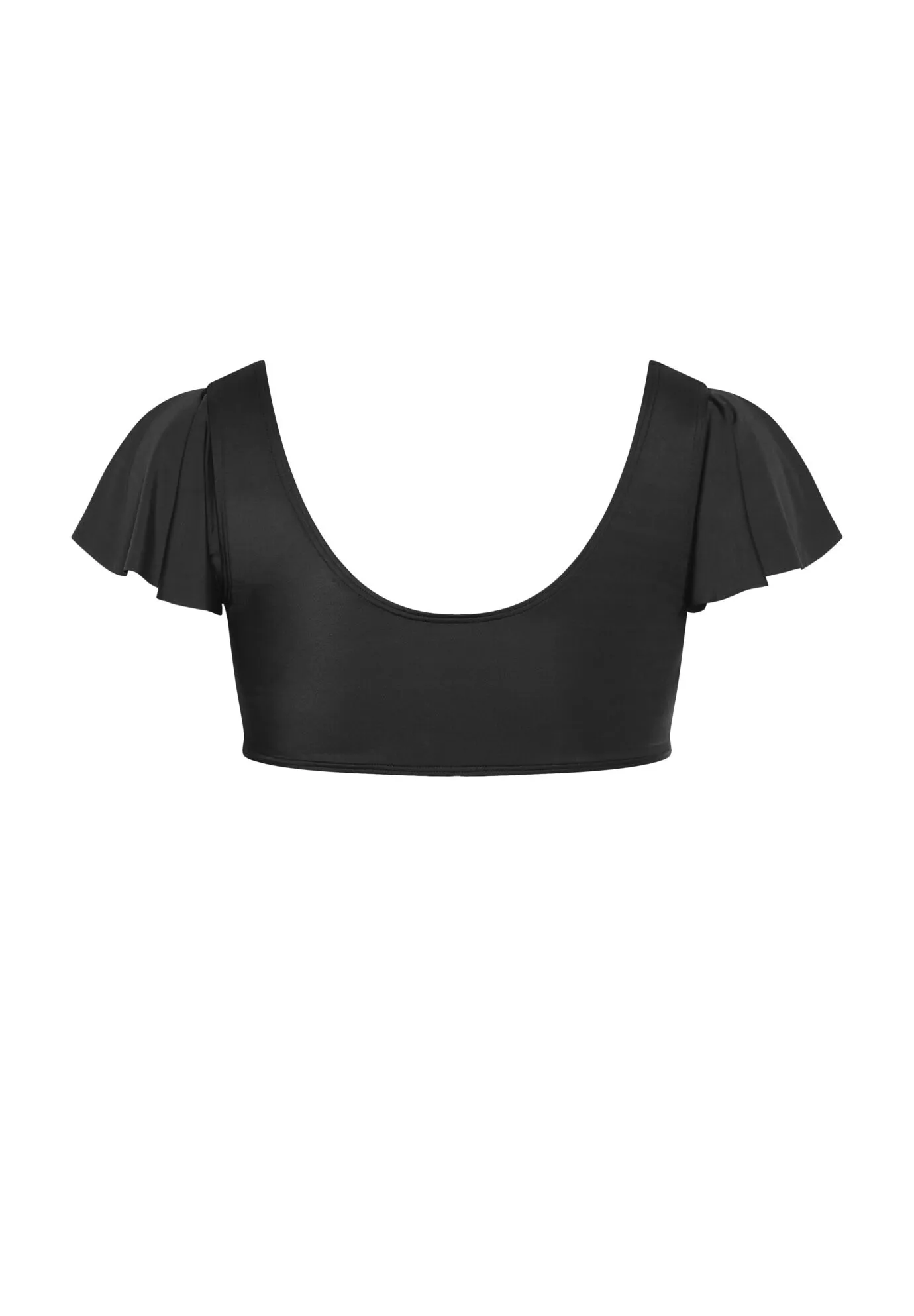 Ingrid Cap Sleeve Top - black