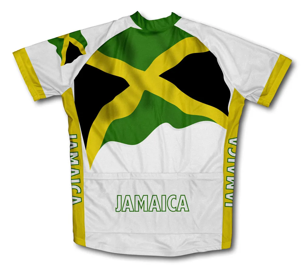 Jamaica Flag Cycling Jersey for Men and Women