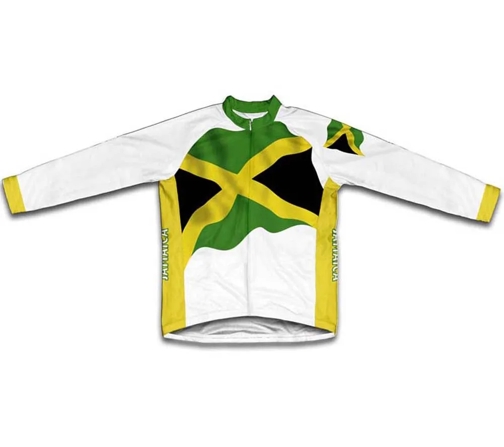 Jamaica Flag Cycling Jersey for Men and Women