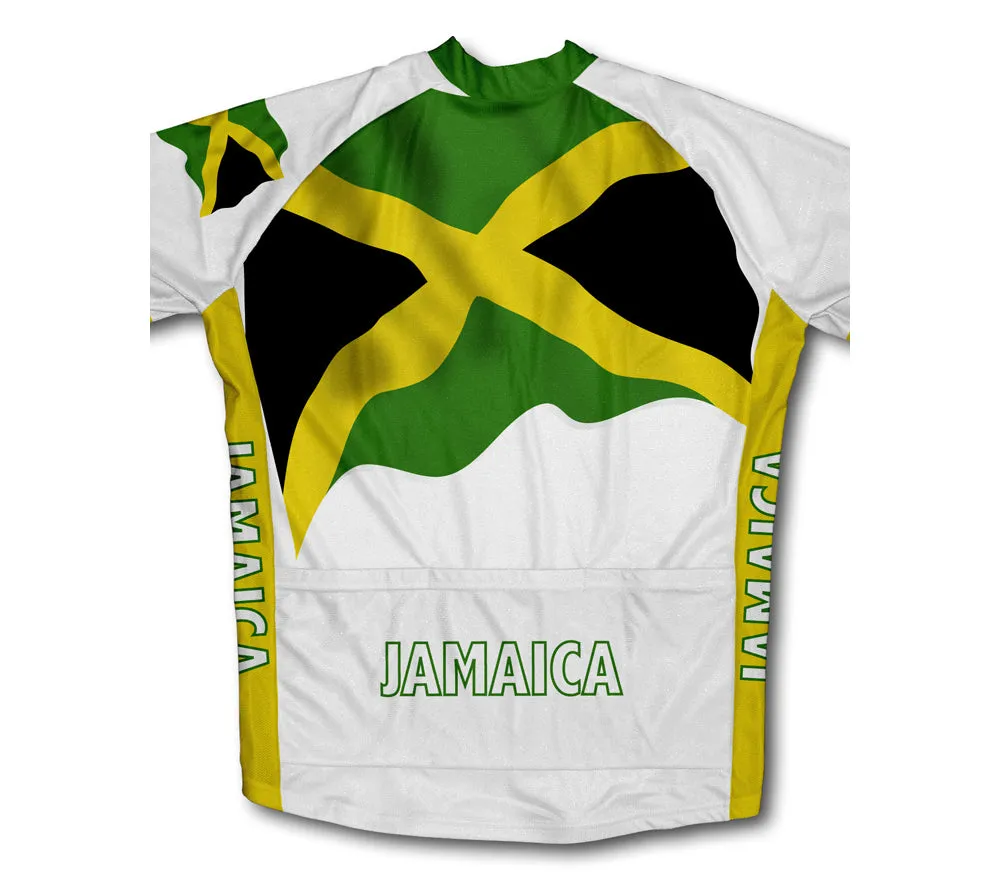 Jamaica Flag Cycling Jersey for Men and Women