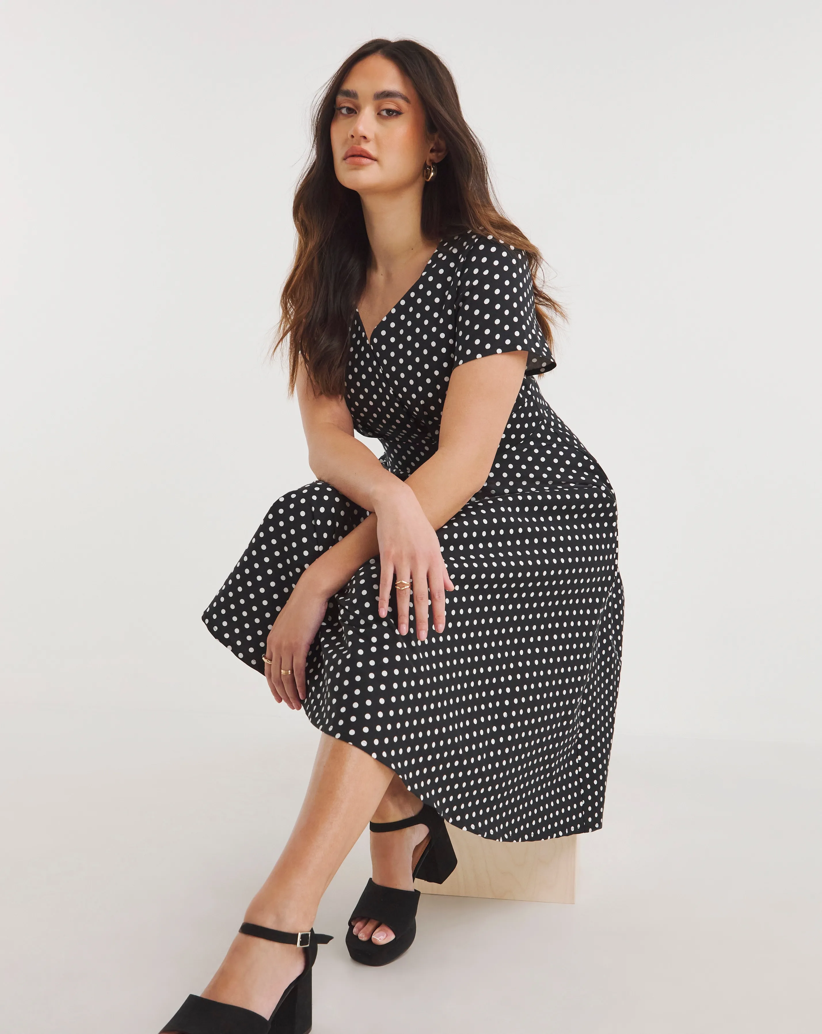 Joe Browns The Peggy Polka Dot Midi Dress | Simply Be