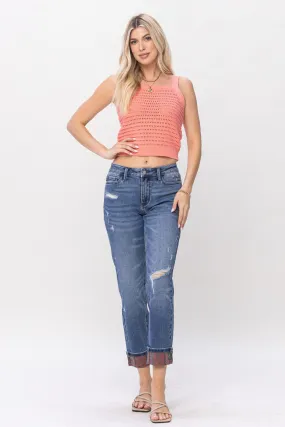 Judy Paisley Boyfriend Jeans (L9)