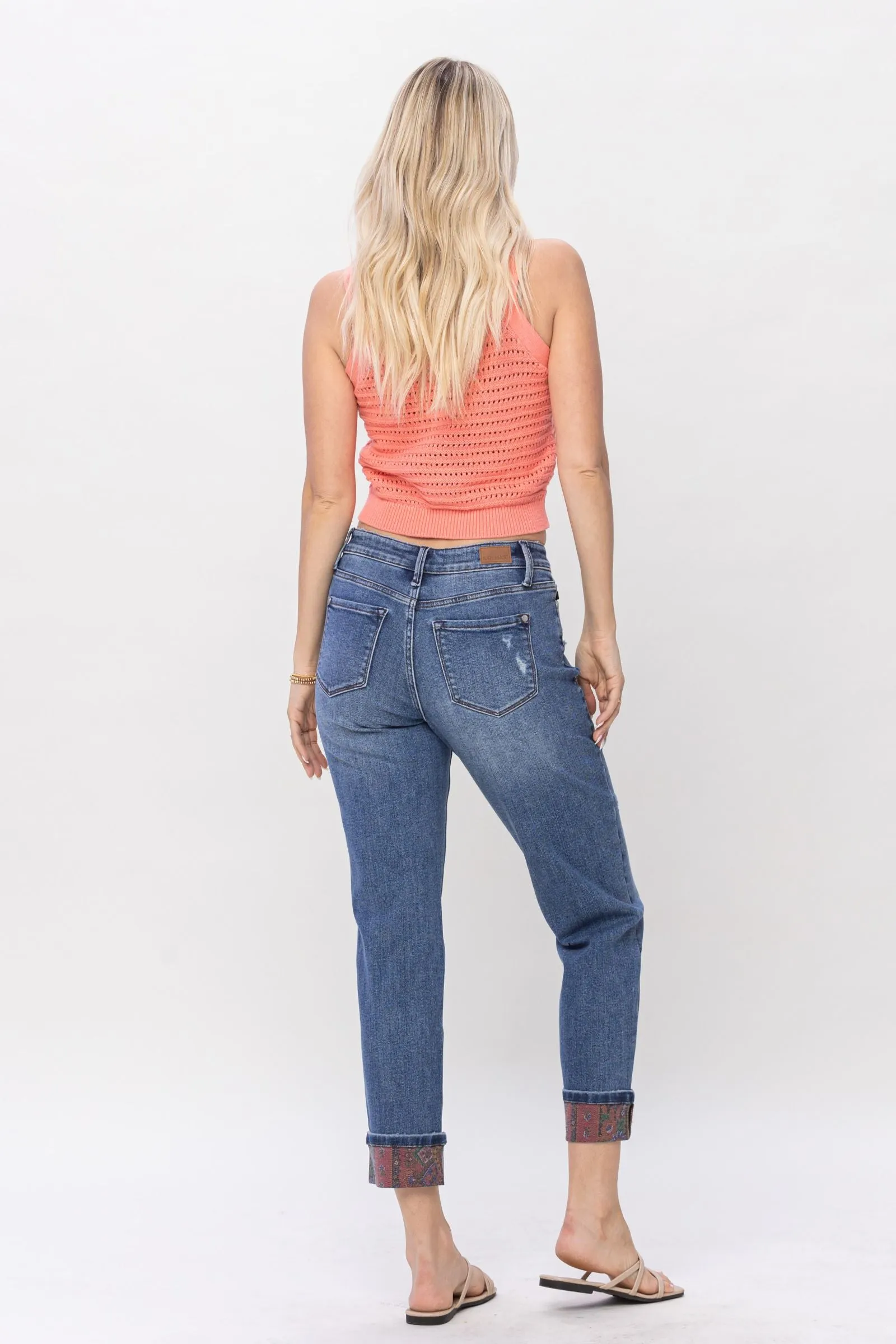 Judy Paisley Boyfriend Jeans (L9)