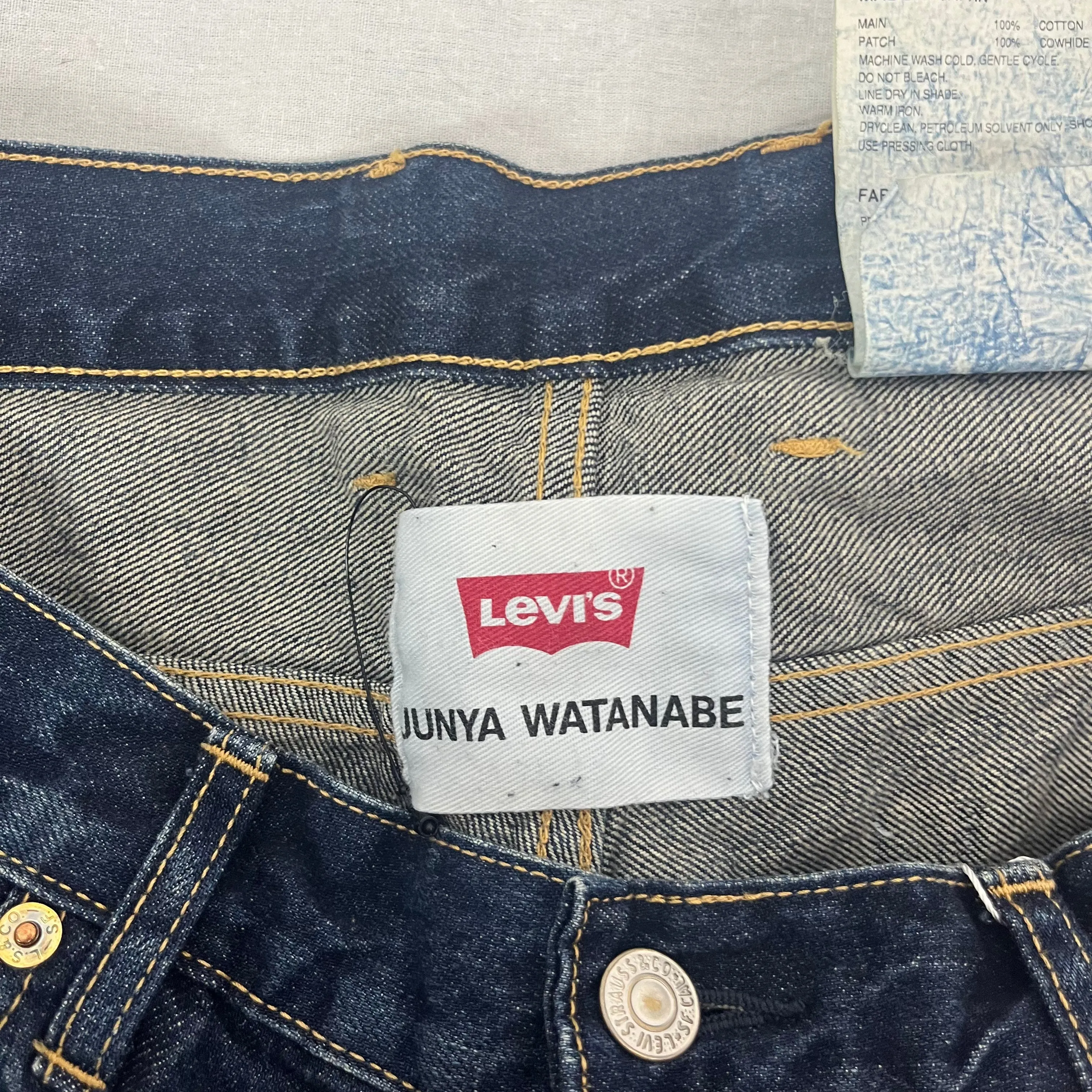 Junya Watanabe x Levis Brand New 425 Blue Whiskered Jeans L