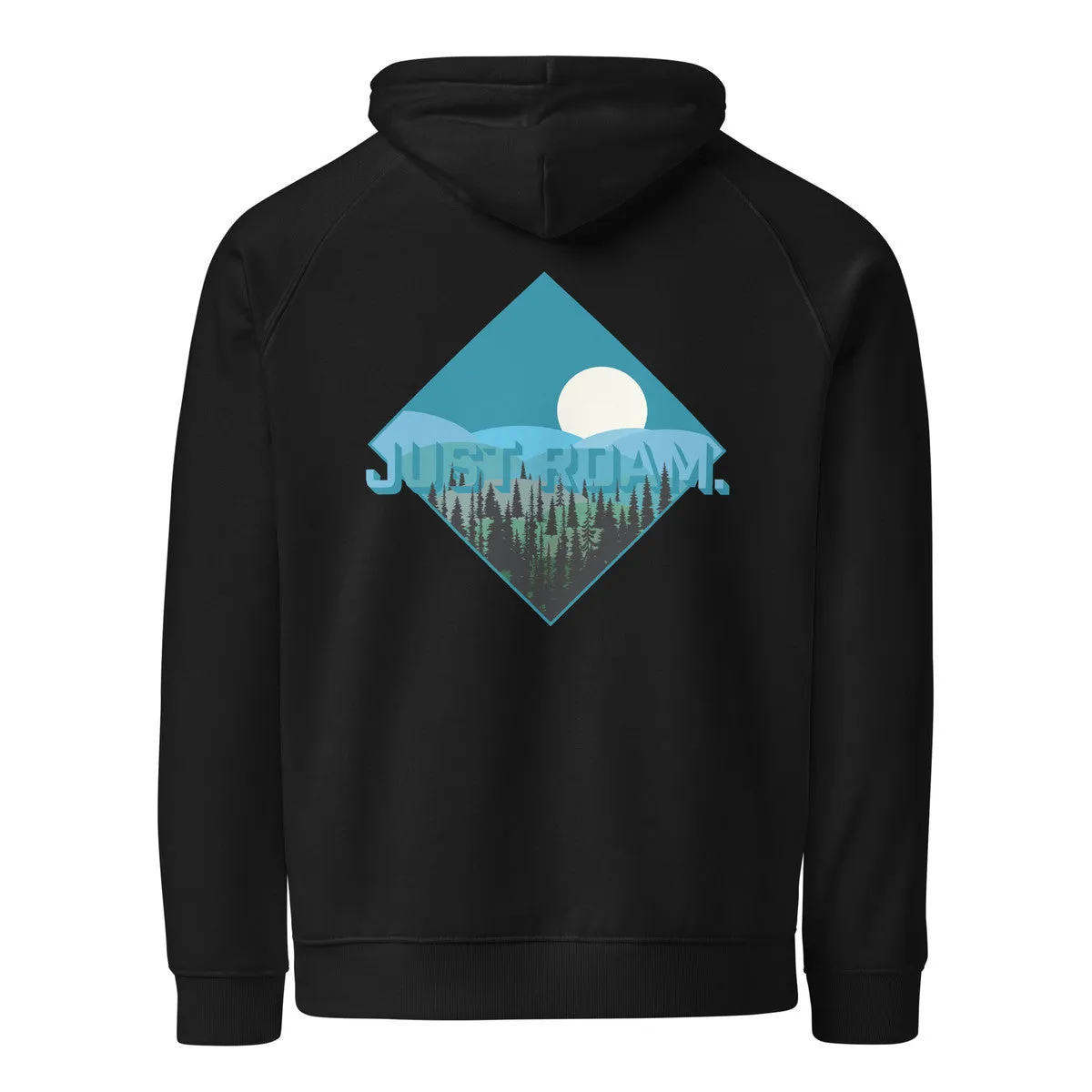 Just Roam. Seeker Organic Cotton Raglan Hoodie