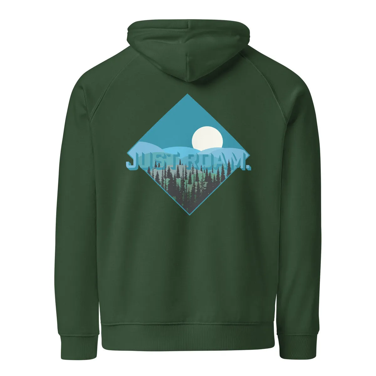 Just Roam. Seeker Organic Cotton Raglan Hoodie