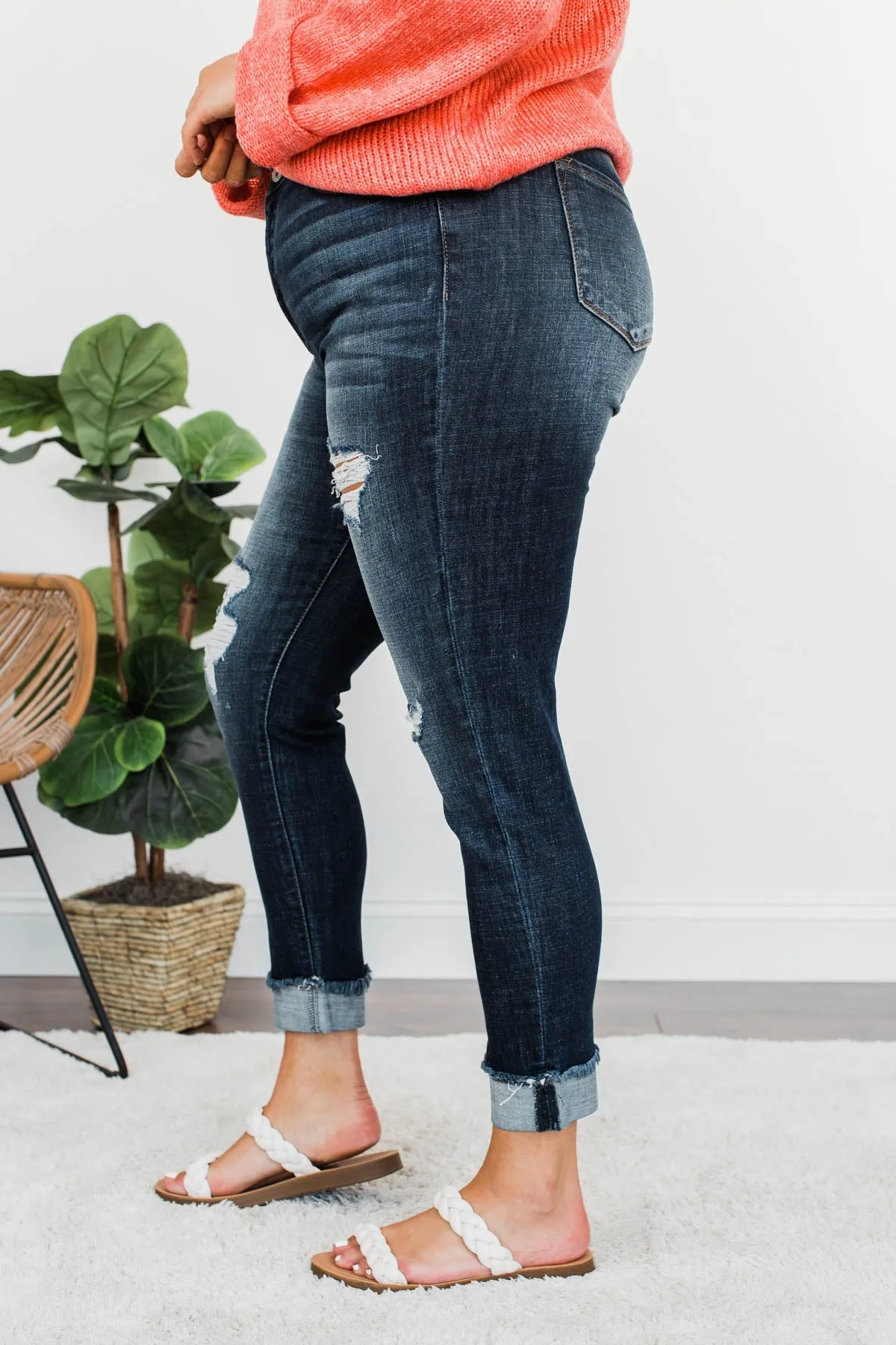 KanCan Distressed Jeans- Addi Wash