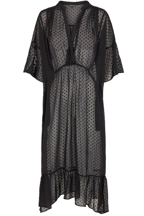 Karoline Dress | Dot / Black |Oversize kjole fra Liberté Essentiel